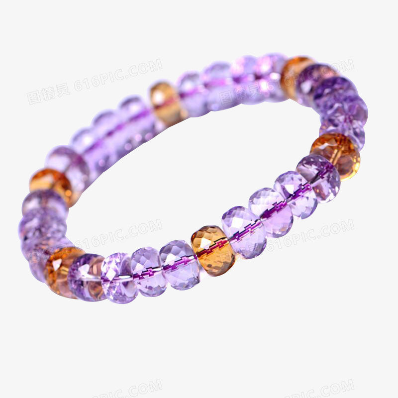 Crystal bracelet amethyst, the guardian stone of love