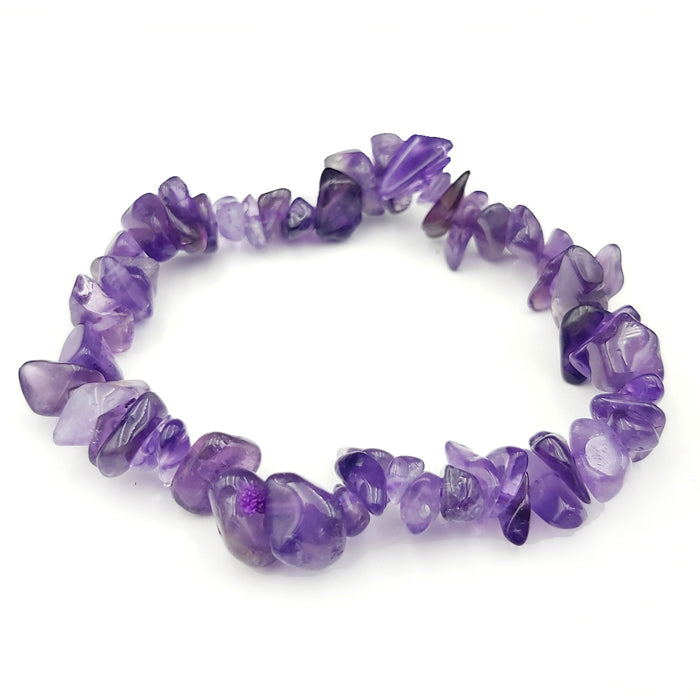 Crystal bracelet amethyst, the guardian stone of love